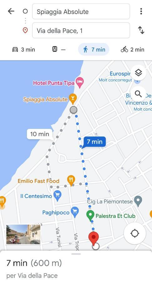 Ferienwohnung Profumo Di Mare Trapani Exterior foto